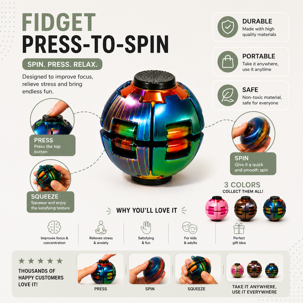 Squishy Ball Figurine, PLA material Eco Friendly, 3D Printed