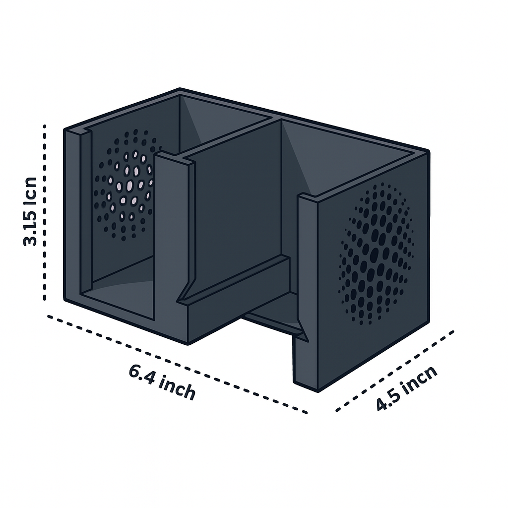 3D Printed - XL  Toploader  & Sleeve Dispenser for Trading Cards