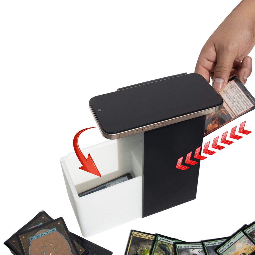 Scanning Card Stand for Sleeved and Unsleeved Cards 3D Printed