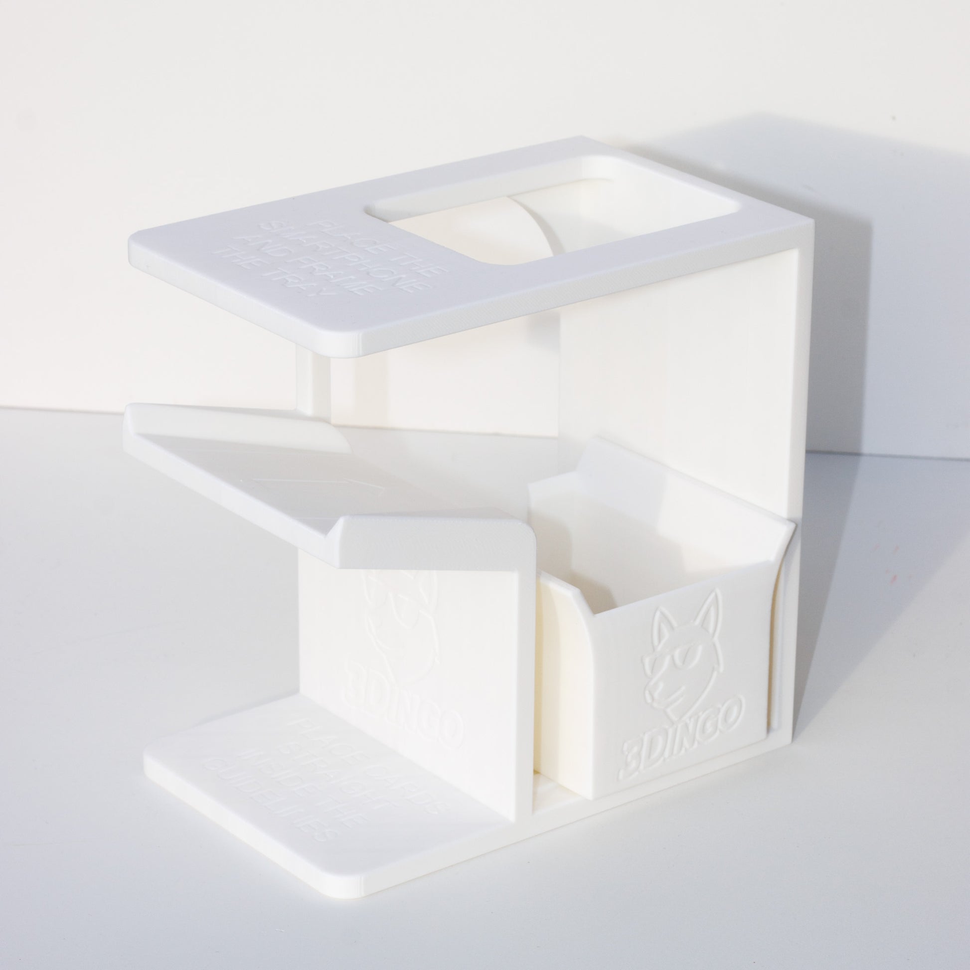 3D Printed - Card Stand Scanner XL Figurine Decor
