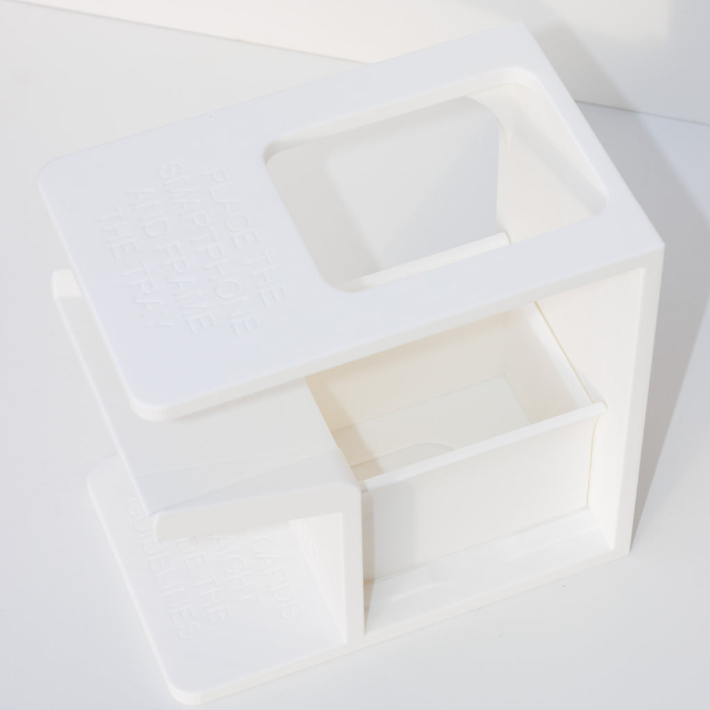 3D Printed - Card Stand Scanner XL Figurine Decor