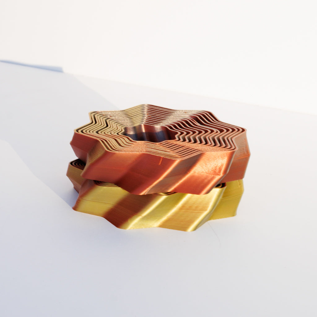 3D Printed - Tornado Tower Fidget PLA Plastic Eco Friendly Figurine