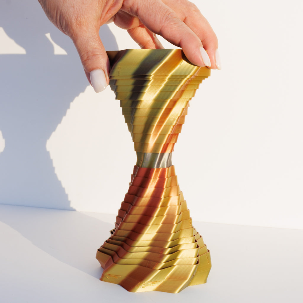 3D Printed - Tornado Tower Fidget PLA Plastic Eco Friendly Figurine