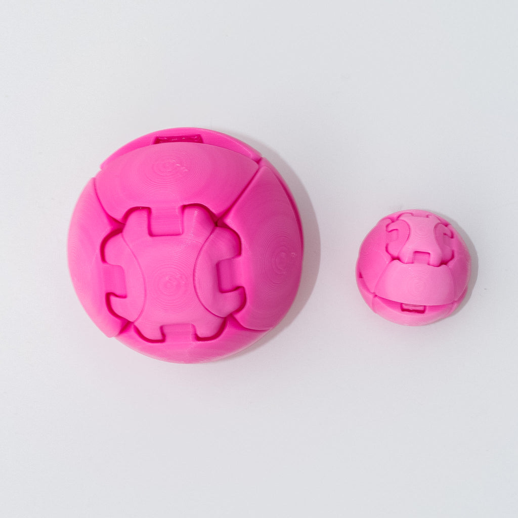 3D Printed -ZORBLE Ball Fidget PLA Material Figurine