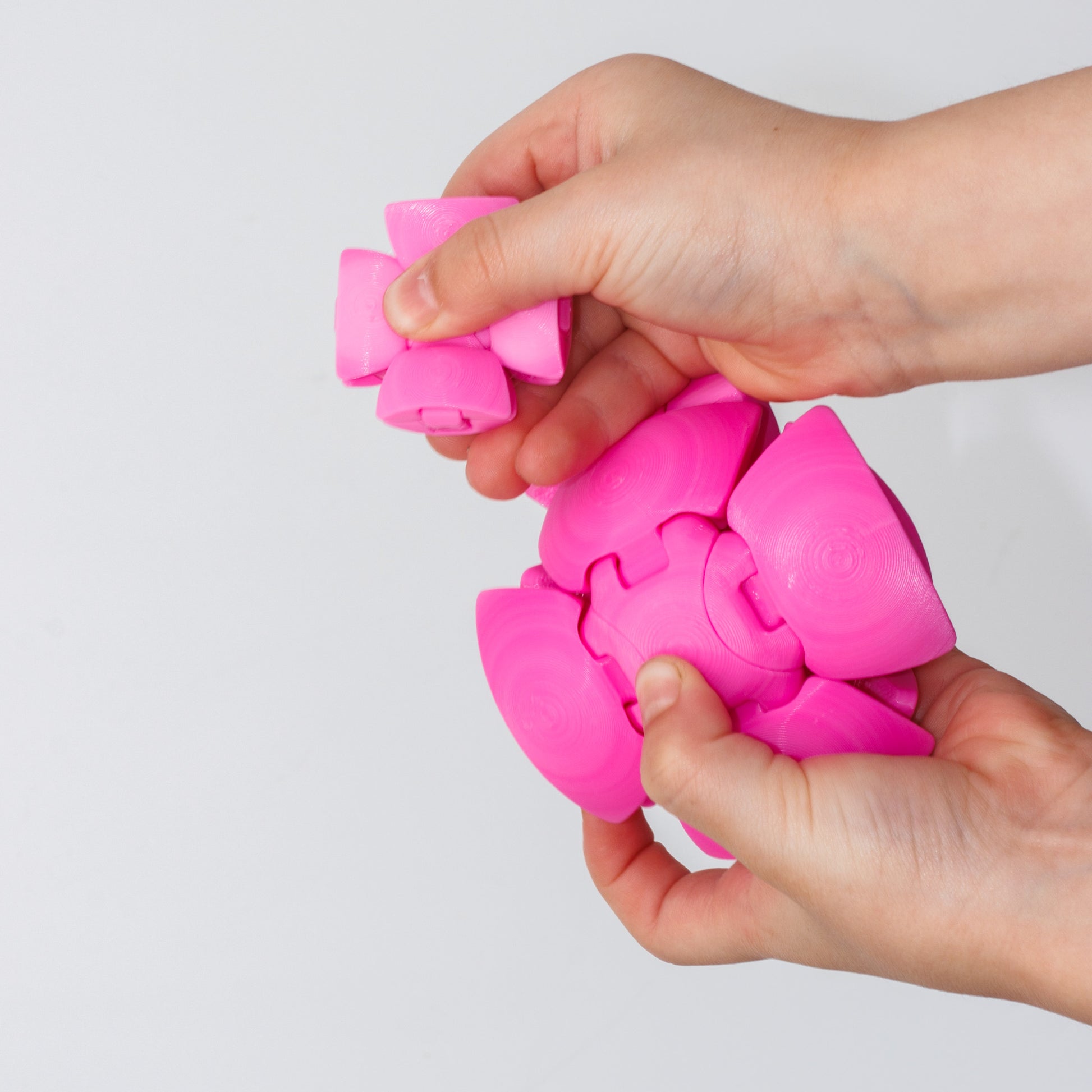 3D Printed -ZORBLE Ball Fidget PLA Material Figurine