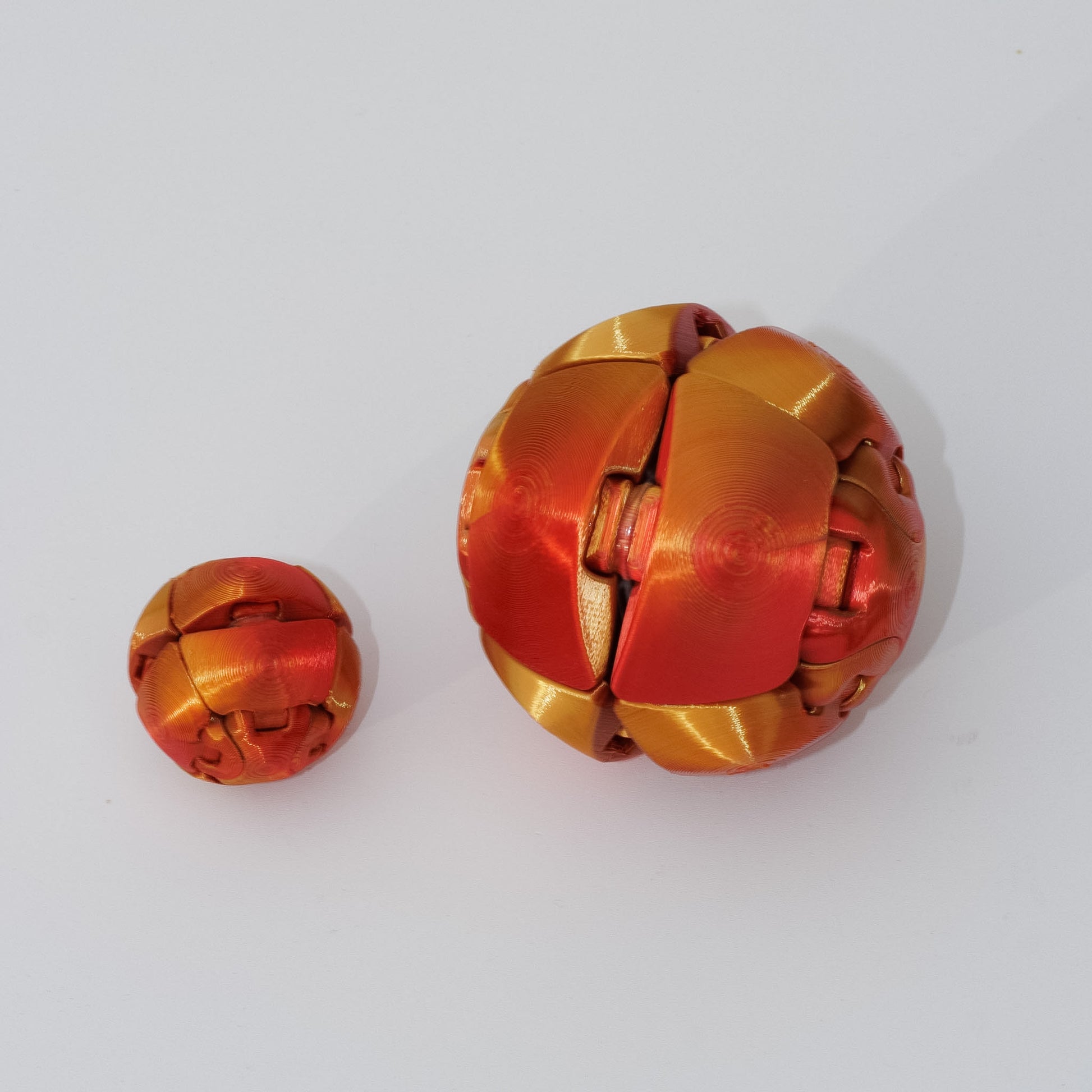 3D Printed -ZORBLE Ball Fidget PLA Material Figurine