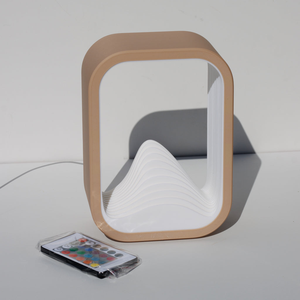 3D Printed Wave Lamp