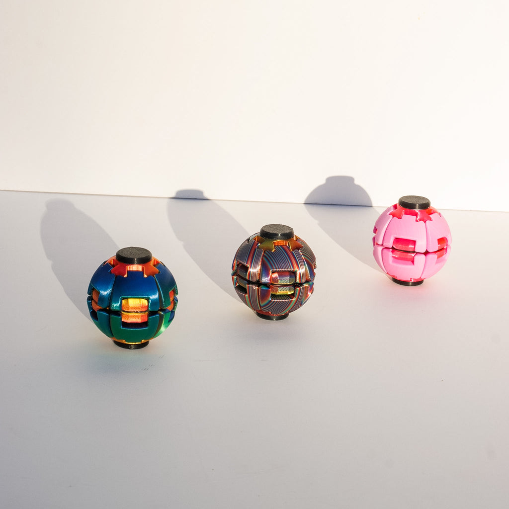 Squishy Ball Figurine, PLA material Eco Friendly, 3D Printed