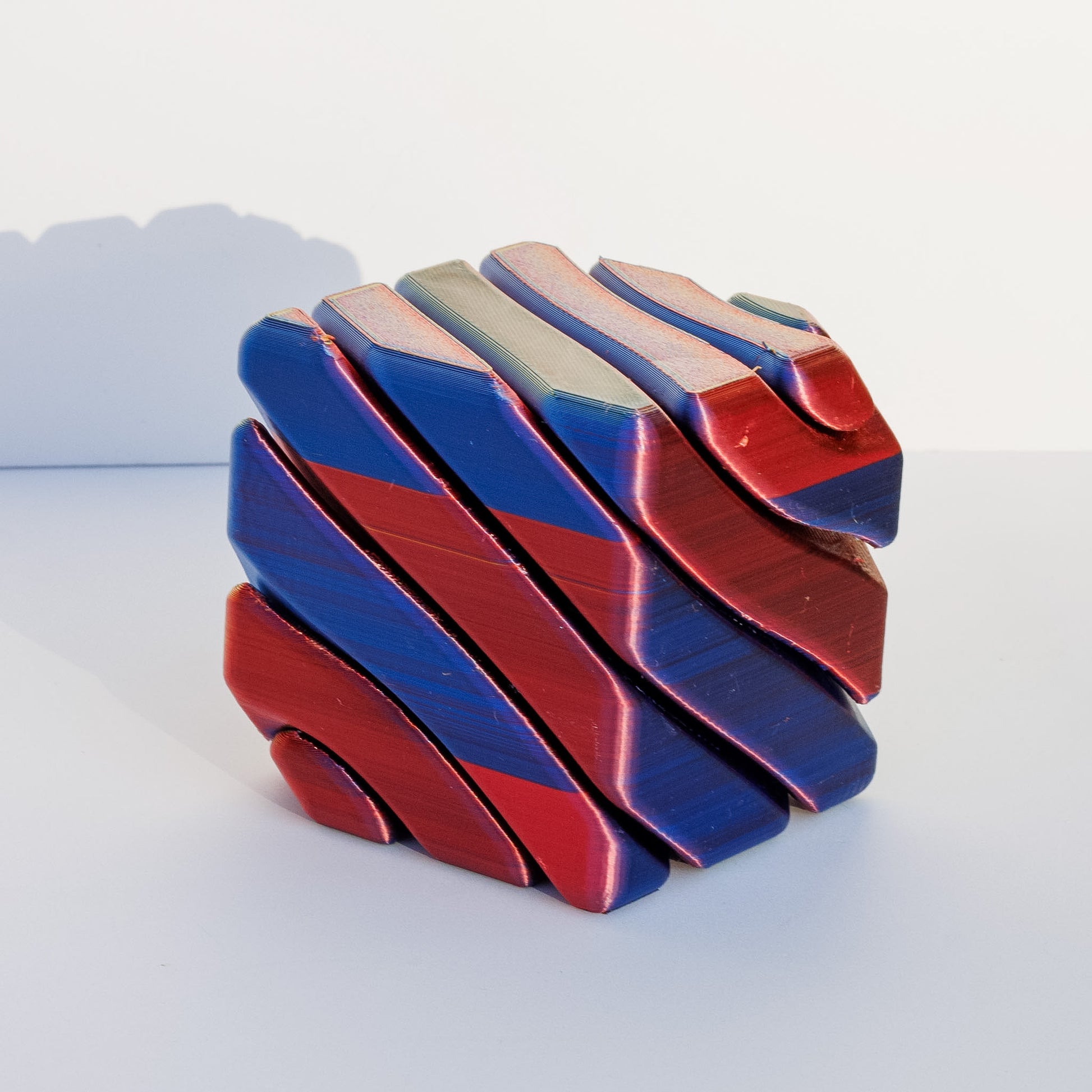 3D Printed - Infinity Cube Fidget PLA material Eco Friendly Figurine