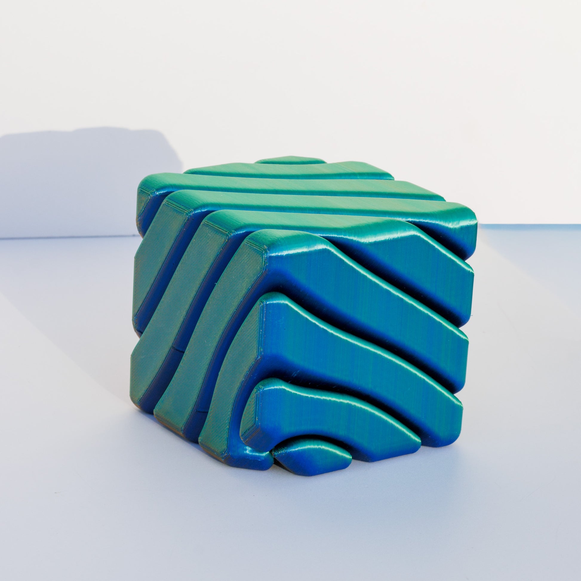 3D Printed - Infinity Cube Fidget PLA material Eco Friendly Figurine