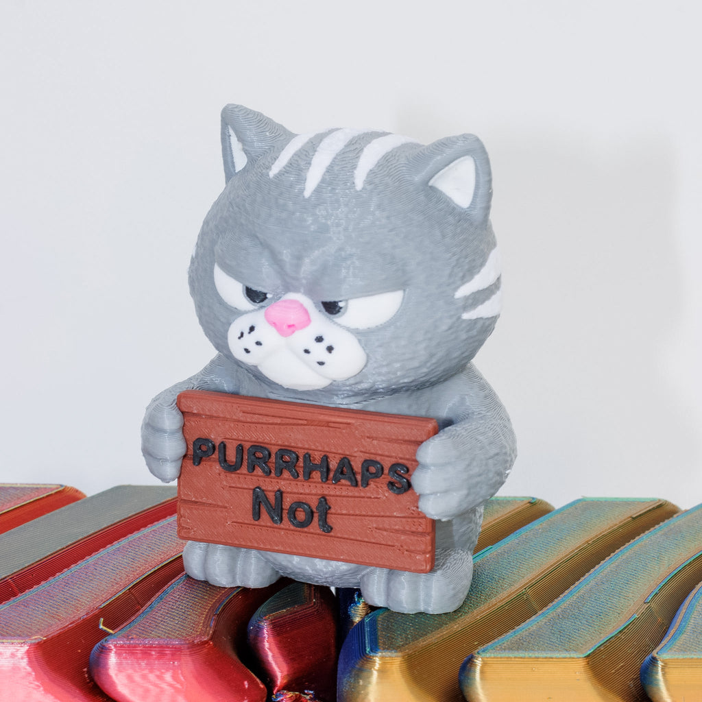 3D Printed - Moodimals Tiny Figurine, PLA material Eco Friendly