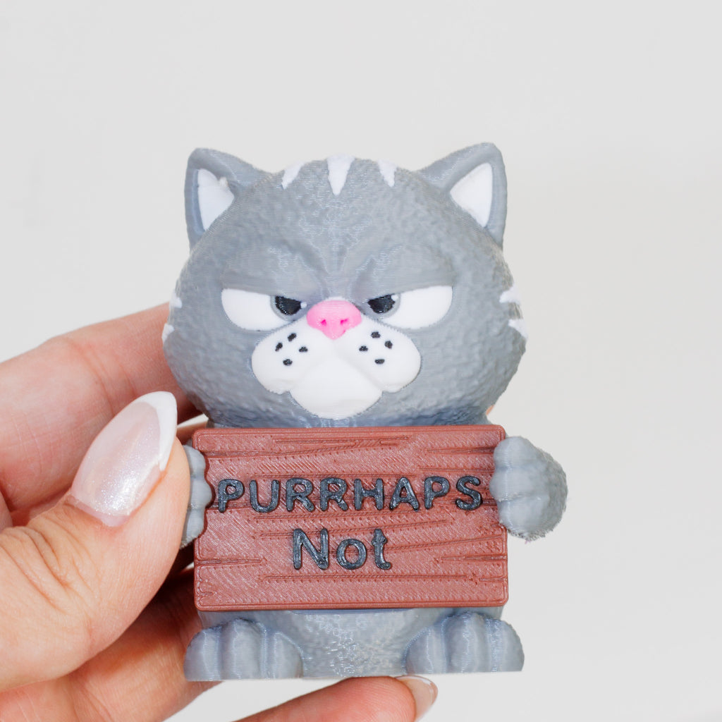 3D Printed - Moodimals Tiny Figurine, PLA material Eco Friendly