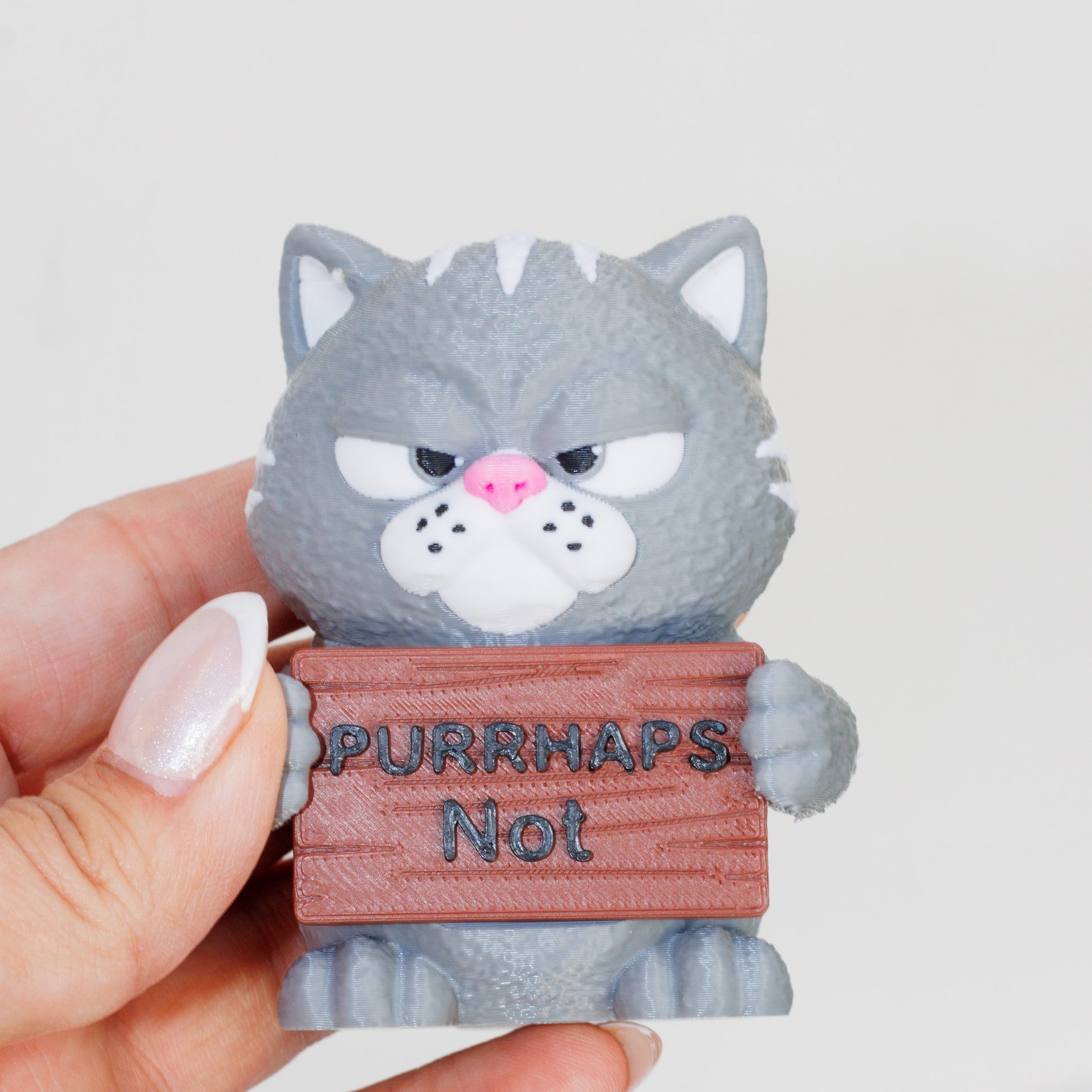 3D Printed - Moodimals Tiny Figurine, PLA material Eco Friendly