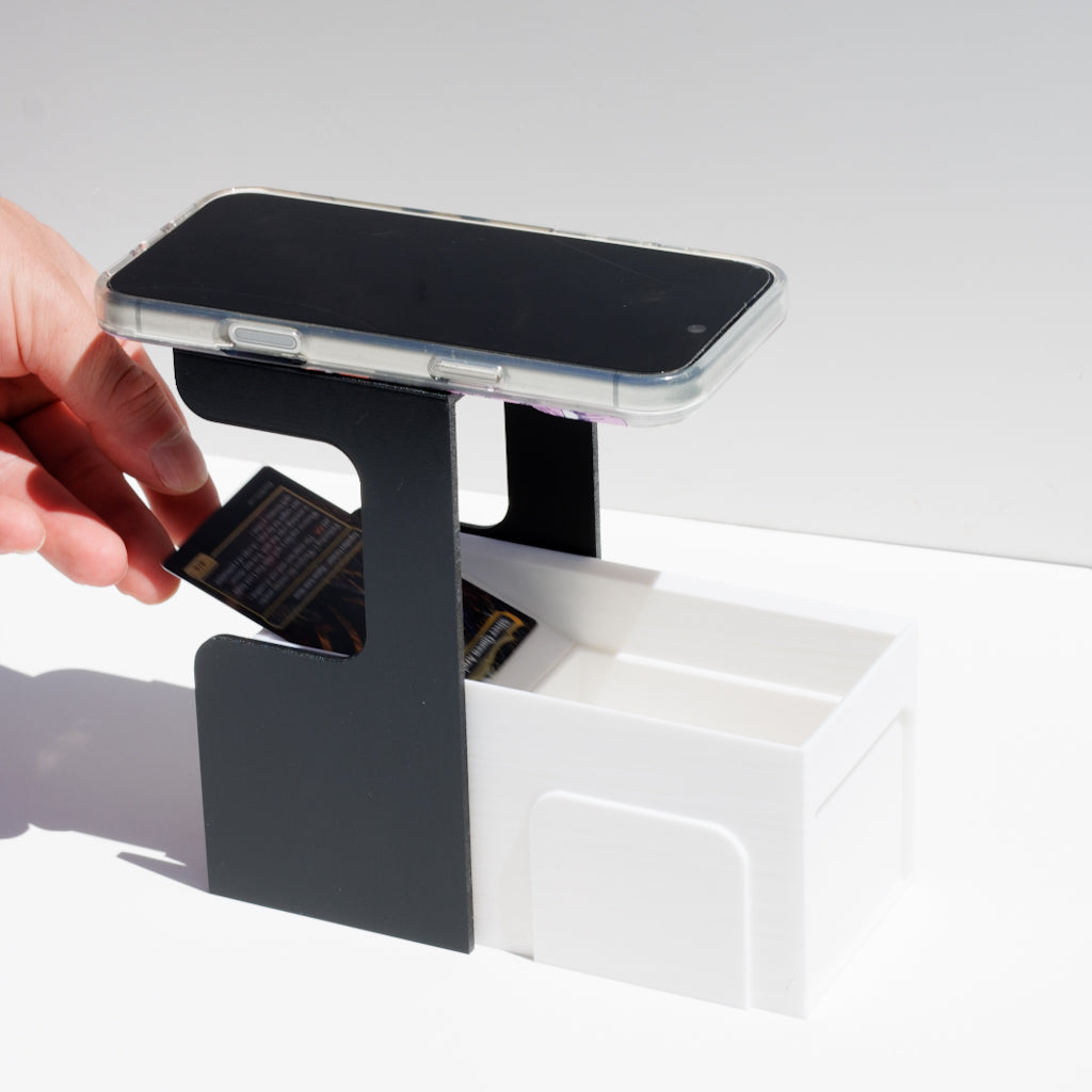 3D Printed - Version 3.0, 2 in 1 Card Scanning Stand