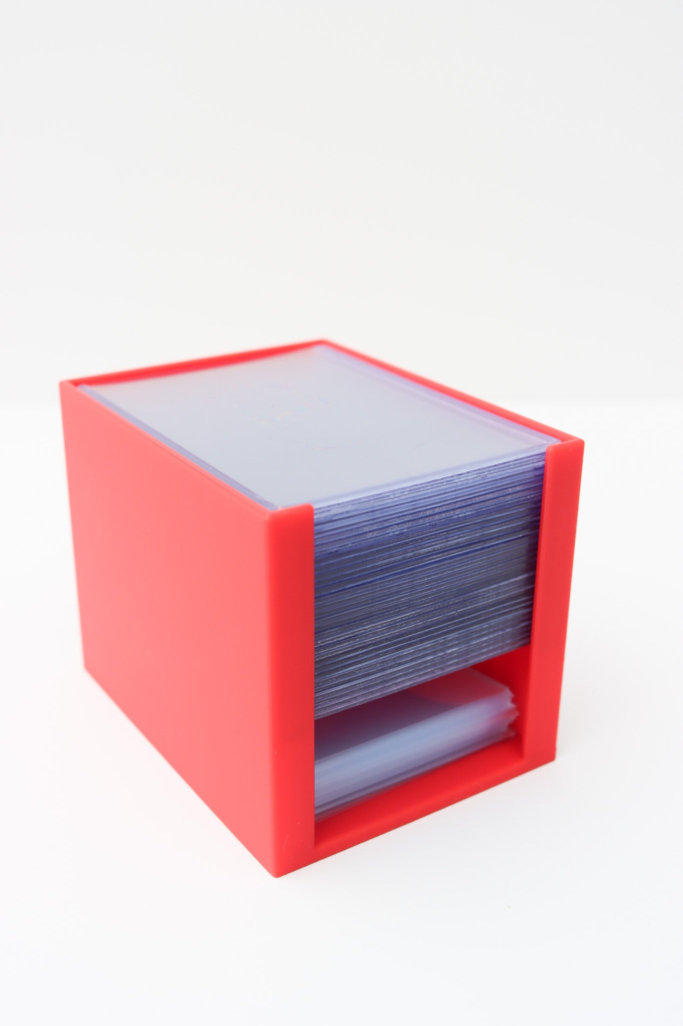 3D Printed - Toploader  & Sleeve Dispenser for Trading Cards