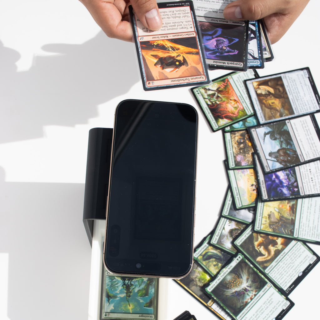 Scanning Card Stand for Sleeved and Unsleeved Cards 3D Printed