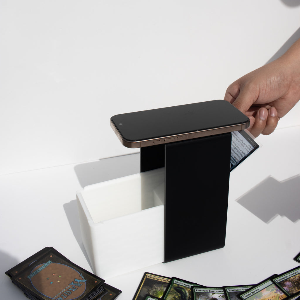 Scanning Card Stand for Sleeved and Unsleeved Cards 3D Printed