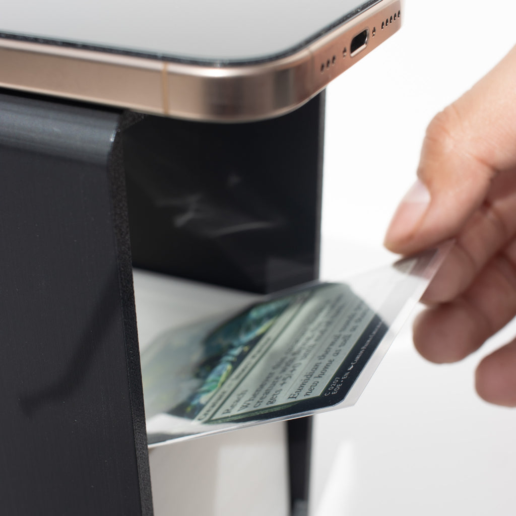 Scanning Card Stand for Sleeved and Unsleeved Cards 3D Printed