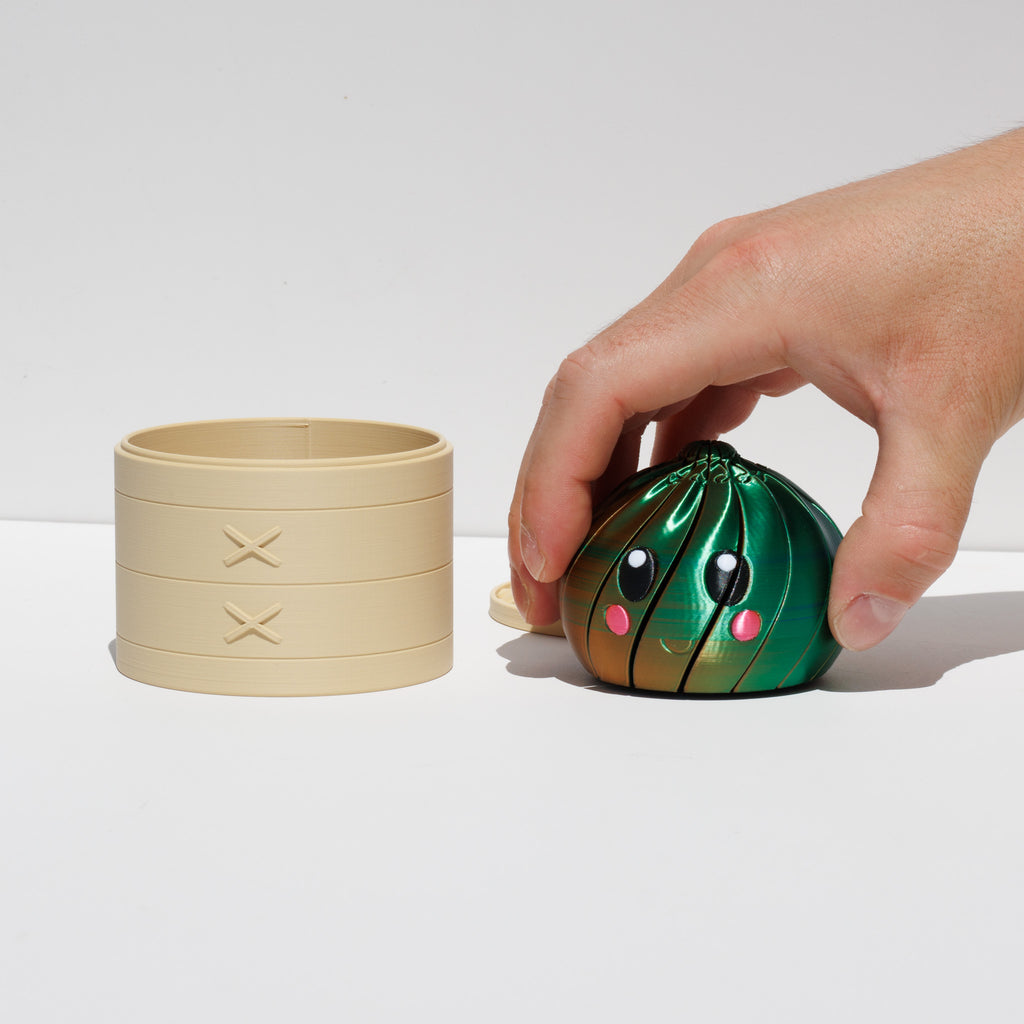 3D Printed - Dumpling Ball Fidget Figurine, PLA material Eco Friendly
