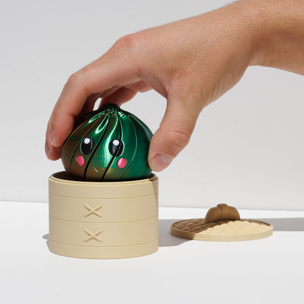 3D Printed - Dumpling Ball Fidget Figurine, PLA material Eco Friendly
