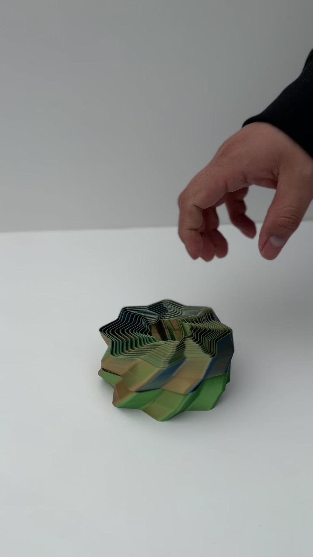 3D Printed - Tornado Tower Fidget PLA Plastic Eco Friendly Figurine